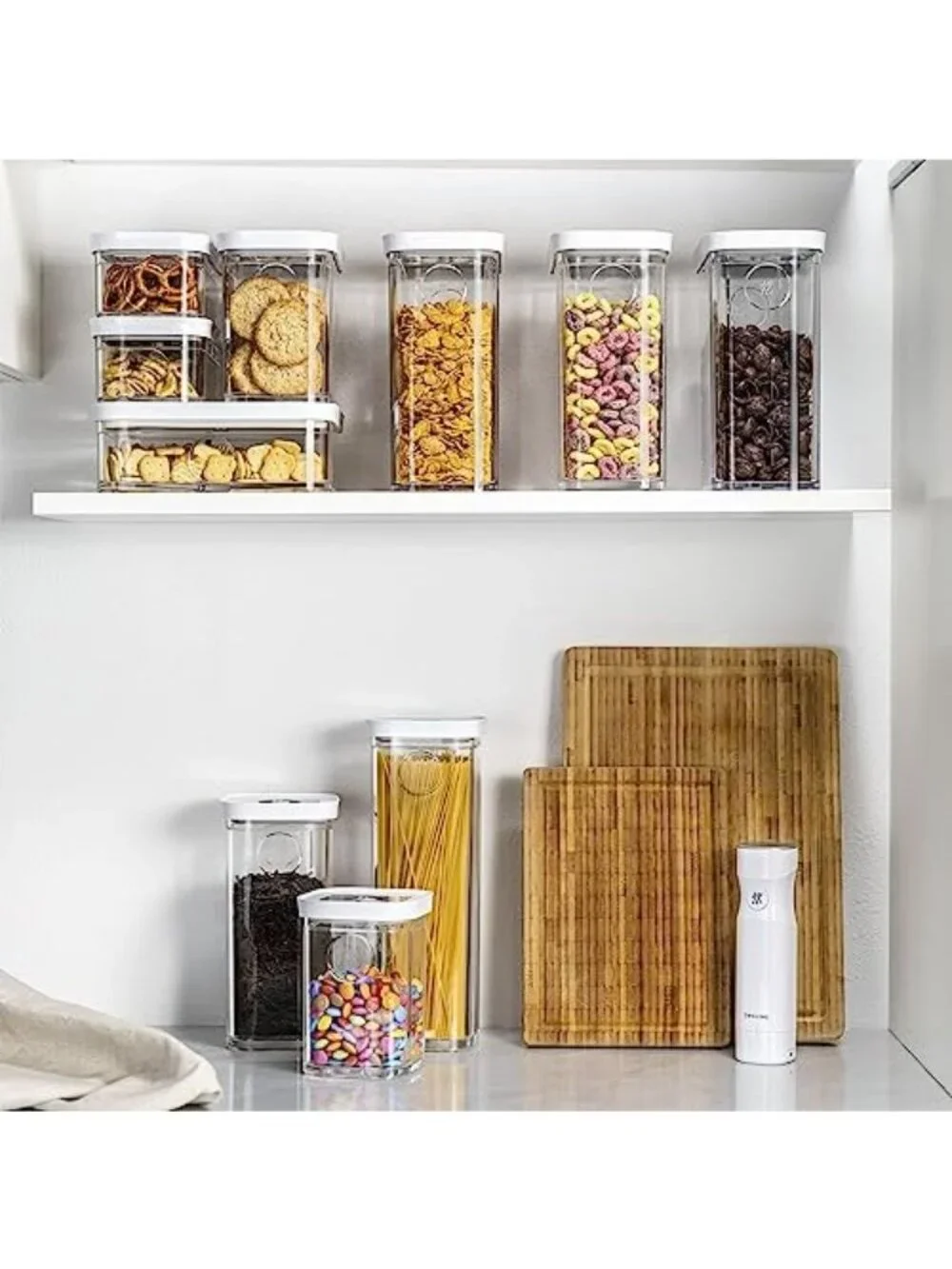 ZWILLING Fresh & Save CUBE M Containers 5‑Piece Set BPA‑Free Pantry Storage New